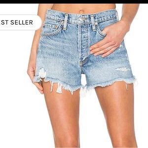 NWT Agolde Parker long jean short in the color swapmeet size 32